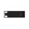 5661-Kingston Technology DataTraveler 70 unidad flash USB 128 GB USB Tipo C 3.2 Gen 1 (3.1 Gen 1) Negro