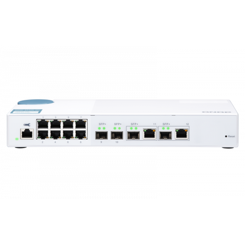 5676-QNAP QSW-M408-2C switch Gestionado L2 10G Ethernet (100/1000/10000) Blanco