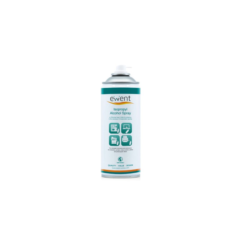 5680-Ewent EW5611 kit de limpieza para computadora Espray para limpieza de equipos Universal 400 ml 5680-Ewent EW5611 kit de limpieza para computadora Espray para limpieza de equipos Universal 400 ml