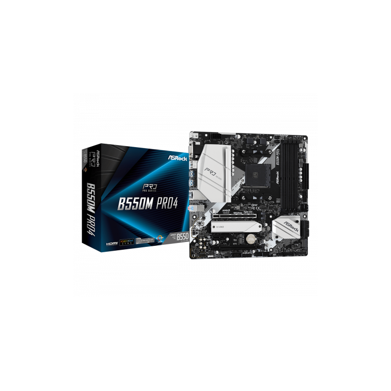 5687-Asrock B550M Pro4 AMD B550 Zocalo AM4 micro ATX 5687-Asrock B550M Pro4 AMD B550 Zocalo AM4 micro ATX