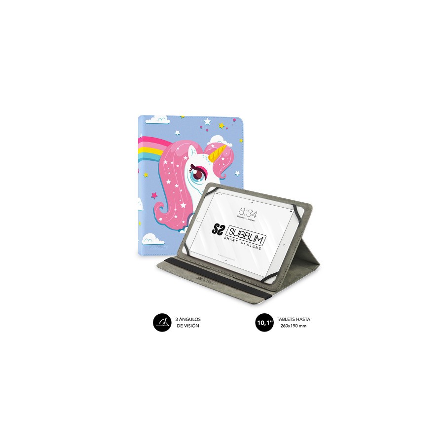 5707-SUBBLIM Funda Tablet Universal TRENDY CASE UNICORN 10.1" 5707-SUBBLIM Funda Tablet Universal TRENDY CASE UNICORN 10.1"