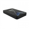 5746-TooQ TQE-2550BL caja para disco duro externo 2.5" Carcasa de disco duro/SSD Negro