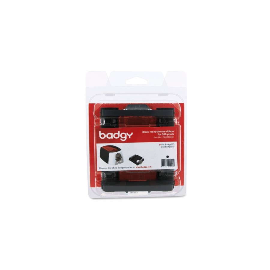 5764-CONSUMIBLE MONOCROMO NEGRO PARA 500 IMPRESIONES BADGY CBGR0500K