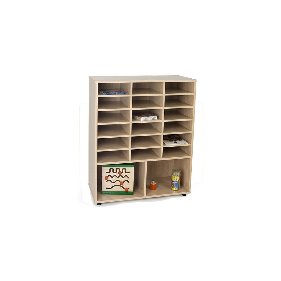 5814-MUEBLE INTERMEDIO 2 CASILLAS Y CASILLERO HAYA MOBEDUC 600813HP18