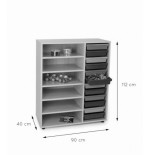 5825-MUEBLE INTERMEDIO ESTANTERIA CUBETERO HAYA MOBEDUC 600818HP18