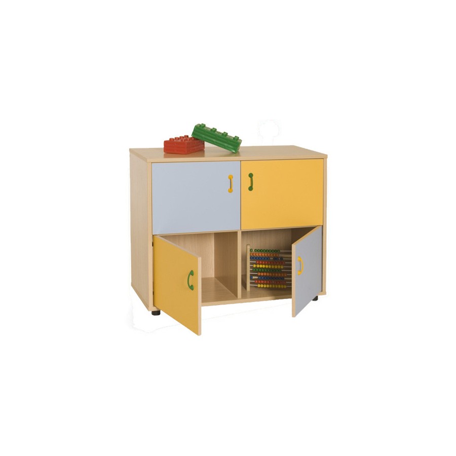 5854-MUEBLE BAJO ARMARIO 4 CASILLAS 4 PUERTAS HAYA MOBEDUC 600218HPS18 5854-MUEBLE BAJO ARMARIO 4 CASILLAS 4 PUERTAS HAYA MOBEDUC 600218HPS18