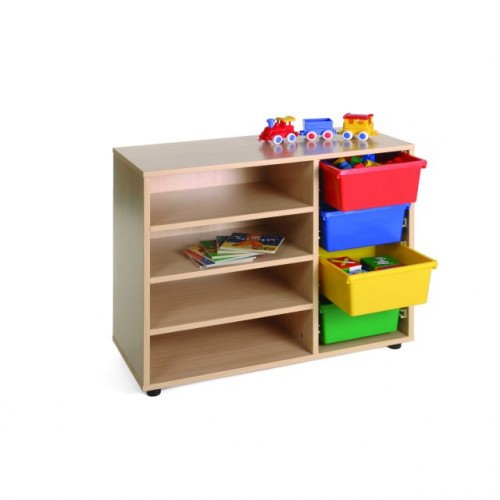 5870-MUEBLE BAJO ESTANTERIA CUBETERO 900 HAYA MOBEDUC 600212HP18