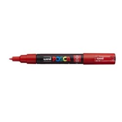 588-ROTULADOR NO PERMANENTE PC-1M PUNTA CONICA 0,7MM ROJO UNI-BALL 285072000