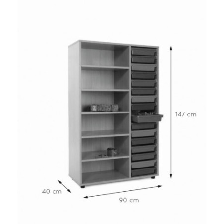 5907-MUEBLE MEDIO ESTANTERIA CUBETERO HAYA MOBEDUC 600314HP18