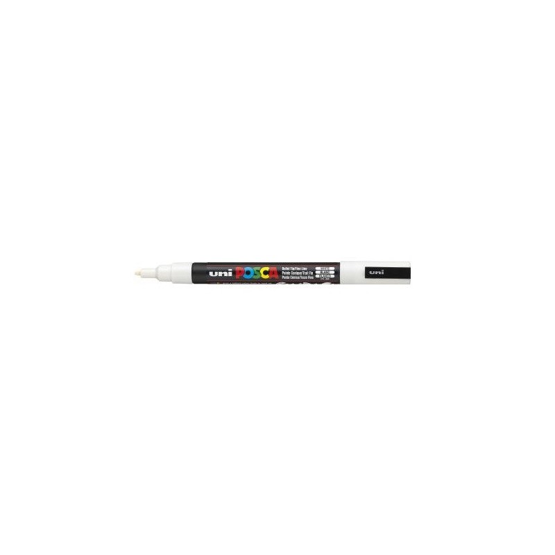 592-ROTULADOR NO PERMANENTE PC-3M PUNTA CONICA 0,9-1,3MM BLANCO UNI-BALL 284554000 592-ROTULADOR NO PERMANENTE PC-3M PUNTA CONICA 0,9-1,3MM BLANCO UNI-BALL 284554000