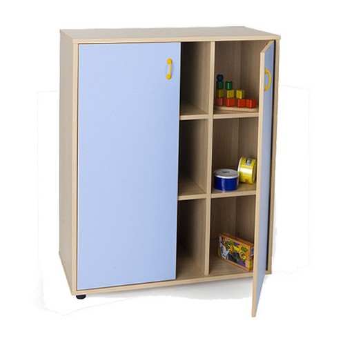 5934-MUEBLE INTERMEDIO ARMARIO 9 CASILLAS HAYA MOBEDUC 600808HPS18