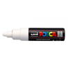 594-ROTULADOR NO PERMANENTE 4,5-5,5MM. PC-7M BLANCO UNI-BALL 300079000