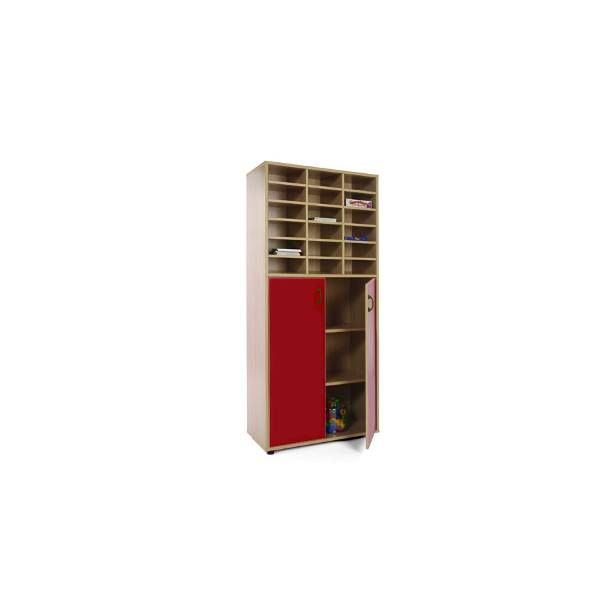 5958-MUEBLE ALTO ARMARIO Y CASILLERO HAYA MOBEDUC 600409HPS18 5958-MUEBLE ALTO ARMARIO Y CASILLERO HAYA MOBEDUC 600409HPS18