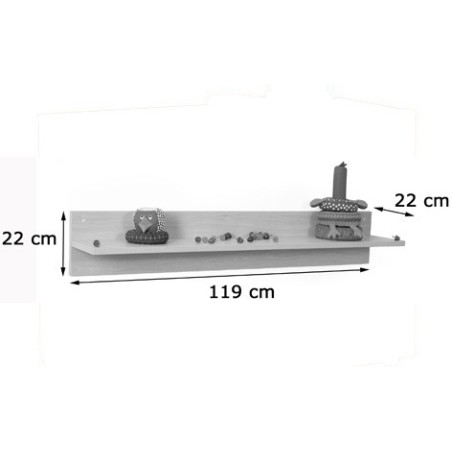 6031-BALDA CON SOPORTE TRASERO 1190 HAYA MOBEDUC 600623H18