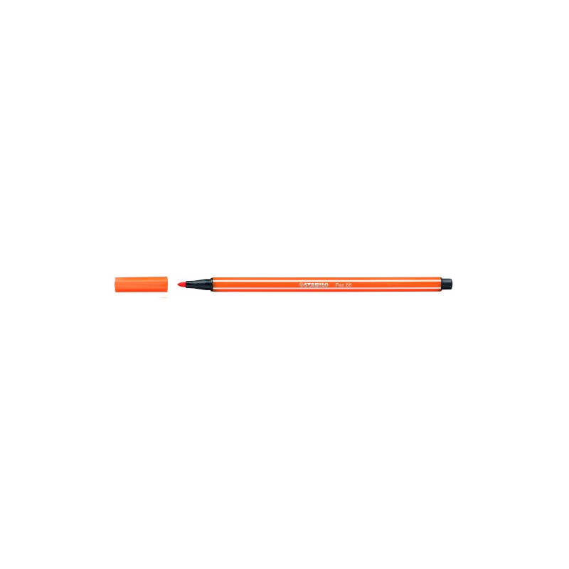 609-ROTULADOR PUNTA FIBRA MEDIA 1MM. PEN 68 BERMELLON PALIDO STABILO 68/30