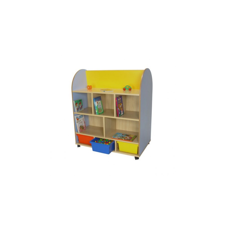 6142-MUEBLE EXPOSITOR DE LIBROS OVALADO HAYA MOBEDUC 602102HR18 6142-MUEBLE EXPOSITOR DE LIBROS OVALADO HAYA MOBEDUC 602102HR18