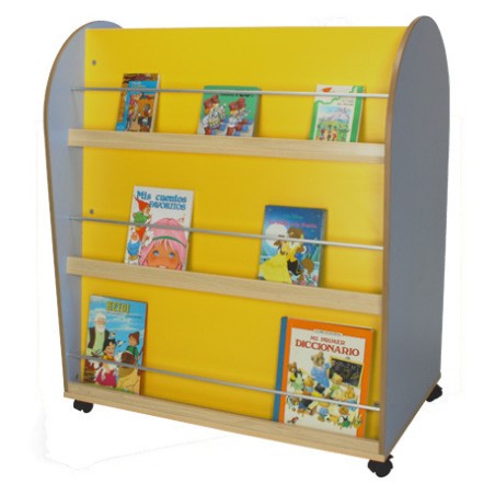 6143-MUEBLE EXPOSITOR DE LIBROS OVALADO HAYA MOBEDUC 602102HR18