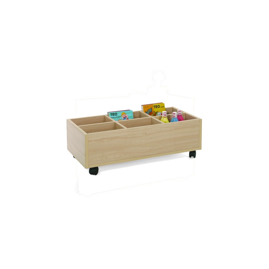 6158-CARRO LIBRERIA BAJO HAYA MOBEDUC 600905HR18