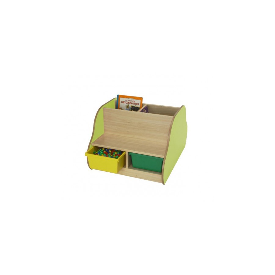 6172-BANCO LIBRERIA DOBLE 4 NINOS HAYA MOBEDUC 602108HP18 6172-BANCO LIBRERIA DOBLE 4 NINOS HAYA MOBEDUC 602108HP18