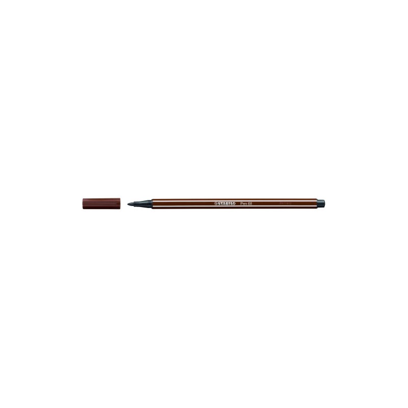 619-ROTULADOR PUNTA FIBRA MEDIA 1MM. PEN 68 MARRON STABILO 68/45