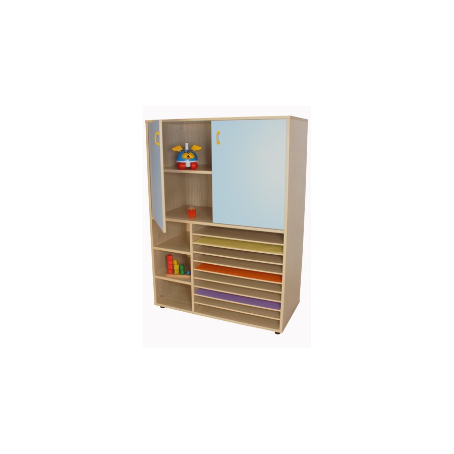 6216-MUEBLE CARTULINERO Y ARMARIO (ANCHO 105 CM) HAYA MOBEDUC 602212HPS18 6216-MUEBLE CARTULINERO Y ARMARIO (ANCHO 105 CM) HAYA MOBEDUC 602212HPS18