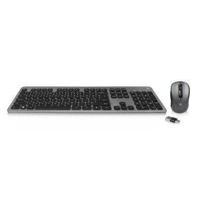 Ewent EW3272 teclado Raton incluido RF inalambrico QWERTY Espanol Negro