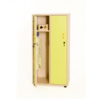6225-MUEBLE TAQUILLA 2 NINOS 125 CM ALTO CON LLAVE HAYA MOBEDUC 600613HPC18