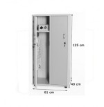 6226-MUEBLE TAQUILLA 2 NINOS 125 CM ALTO CON LLAVE HAYA MOBEDUC 600613HPC18
