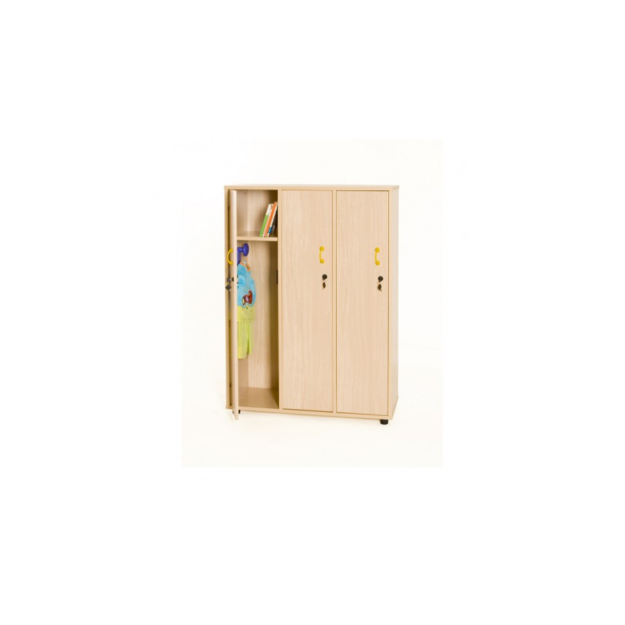 6227-MUEBLE TAQUILLA 3 NINOS 125 CM ALTO CON LLAVE HAYA MOBEDUC 600614HPC18 6227-MUEBLE TAQUILLA 3 NINOS 125 CM ALTO CON LLAVE HAYA MOBEDUC 600614HPC18