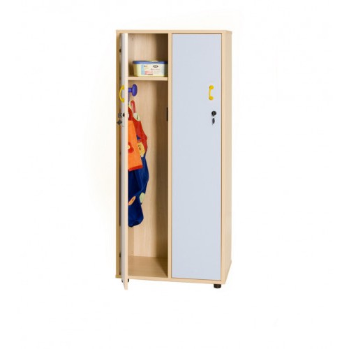 6230-MUEBLE TAQUILLA 2 NINOS 147 CM ALTO CON LLAVE HAYA MOBEDUC 600615HPC18