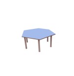 6335-MESA HEXAGONAL HAYA MOBEDUC 600564H180