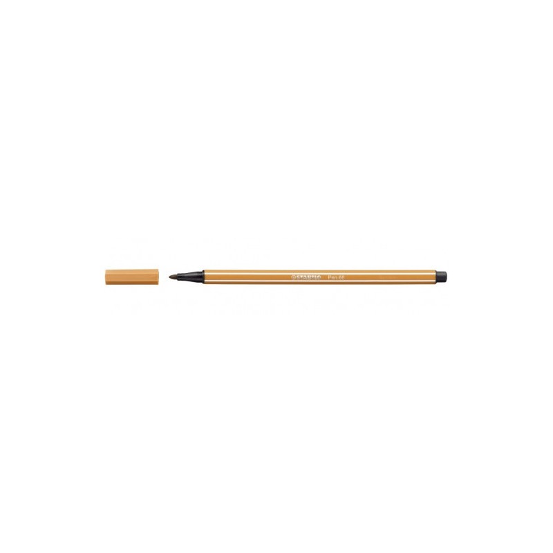 636-ROTULADOR PUNTA FIBRA MEDIA 1MM. PEN 68 OCRE OSCURO STABILO 68/89