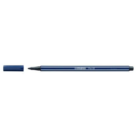 641-ROTULADOR PUNTA FIBRA MEDIA 1MM. PEN 68 GRIS PAYNE STABILO 68/98