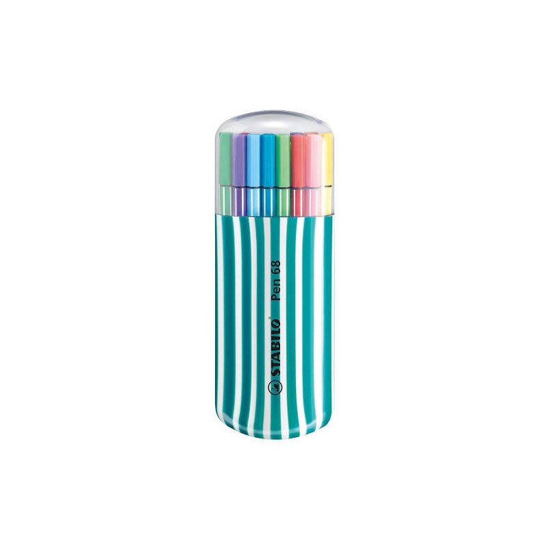 650-ESTUCHE ROTULADOR PUNTA MEDIA 1MM. ZEBRUI 20 UNIDADES TURQUESA STABILO 6820-02-2-5 650-ESTUCHE ROTULADOR PUNTA MEDIA 1MM. ZEBRUI 20 UNIDADES TURQUESA STABILO 6820-02-2-5