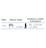 6510-MESA REUNION ALTA O 80 CM HAYA MOBEDUC 500626.8B14M