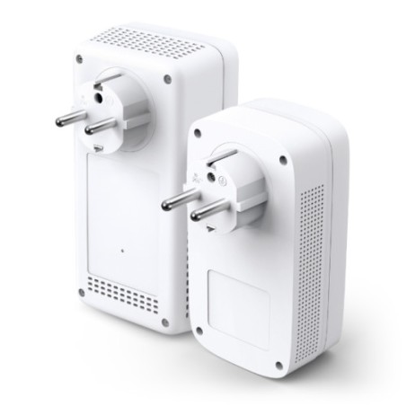 6554-TP-LINK KIT EXTENSOR WIFI AC POWERLINE AV1300 CON TOMA DE CORRIENTE ADICIONAL.
