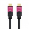 6560-Nanocable 10.15.3715 cable HDMI 15 m HDMI tipo A (Estandar) Negro, Rosa