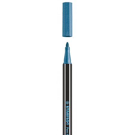 659-ROTULADOR ACUARELABLE METAL PUNTA MEDIA 1,4MM. PEN 68 AZUL STABILO 68/841