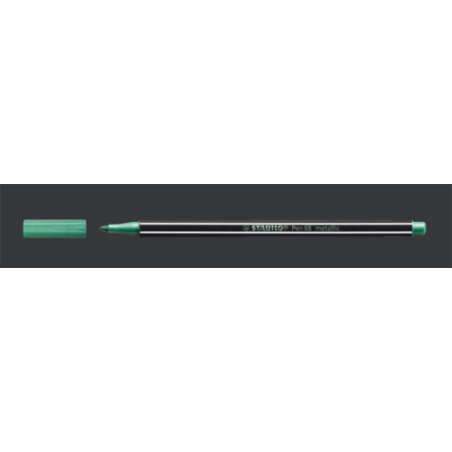 662-ROTULADOR ACUARELABLE METAL PUNTA MEDIA 1,4MM. PEN 68 VERDE STABILO 68/836