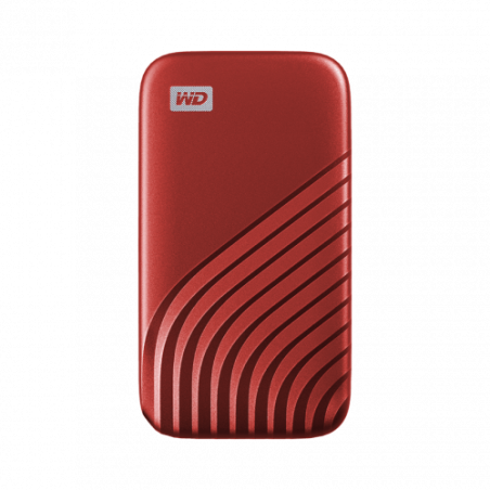 6674-SANDISK MY PASSPORT TM SSD 1TB RED, 1050MB/S READ, 1000MB/S WRITE, PC & MAC COMPATIABLE