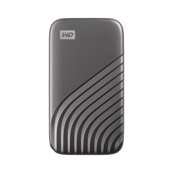 6676-SANDISK MY PASSPORT TM SSD 2TB SPACE GRAY, 1050MB/S READ, 1000MB/S WRITE, PC & MAC COMPATIABLE