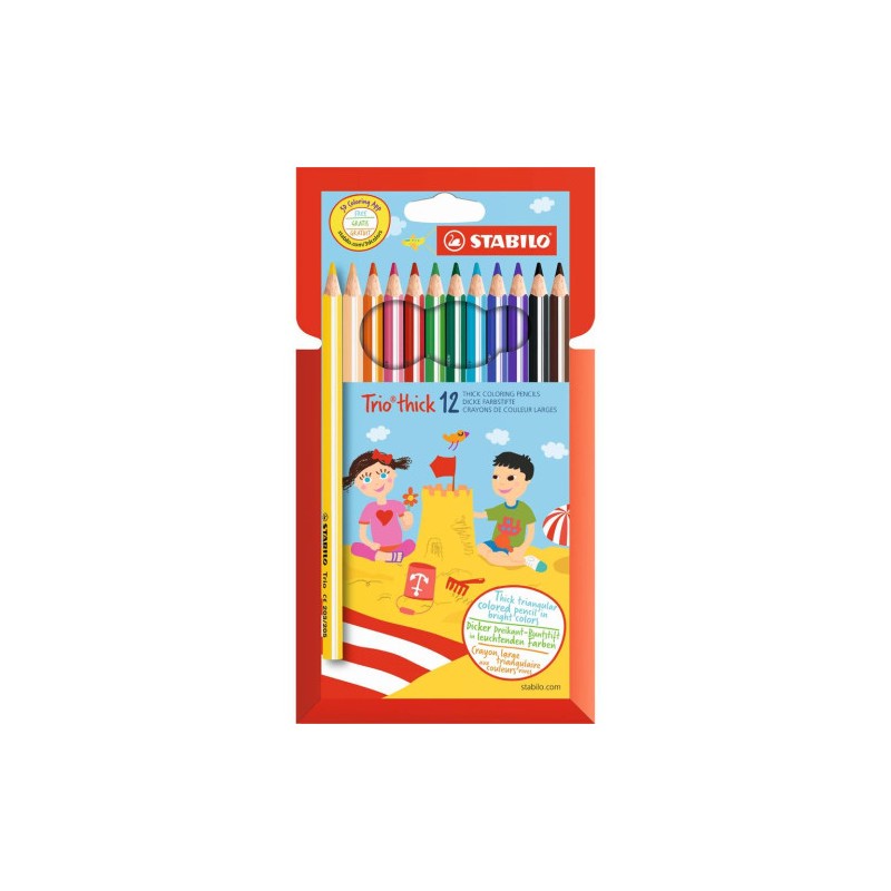 668-STABILO Trio thick laapiz de color Multicolor 12 pieza(s) 668-STABILO Trio thick laapiz de color Multicolor 12 pieza(s)