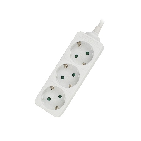 6695-Ewent EW3958 base multiple 1,5 m 3 salidas AC Interior Blanco