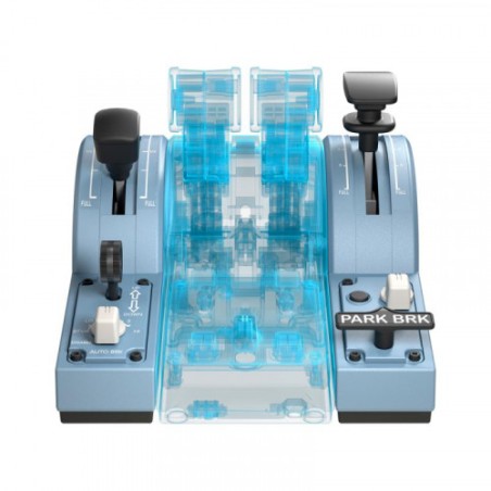 6703-Thrustmaster TCA Quadrant Add-On Airbus Edition Negro, Azul Simulador de Vuelo PC
