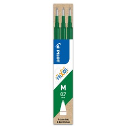 6706-PACK 3 RECAMBIOS FRIXION VERDE PILOT BLS- FR7-V-S3