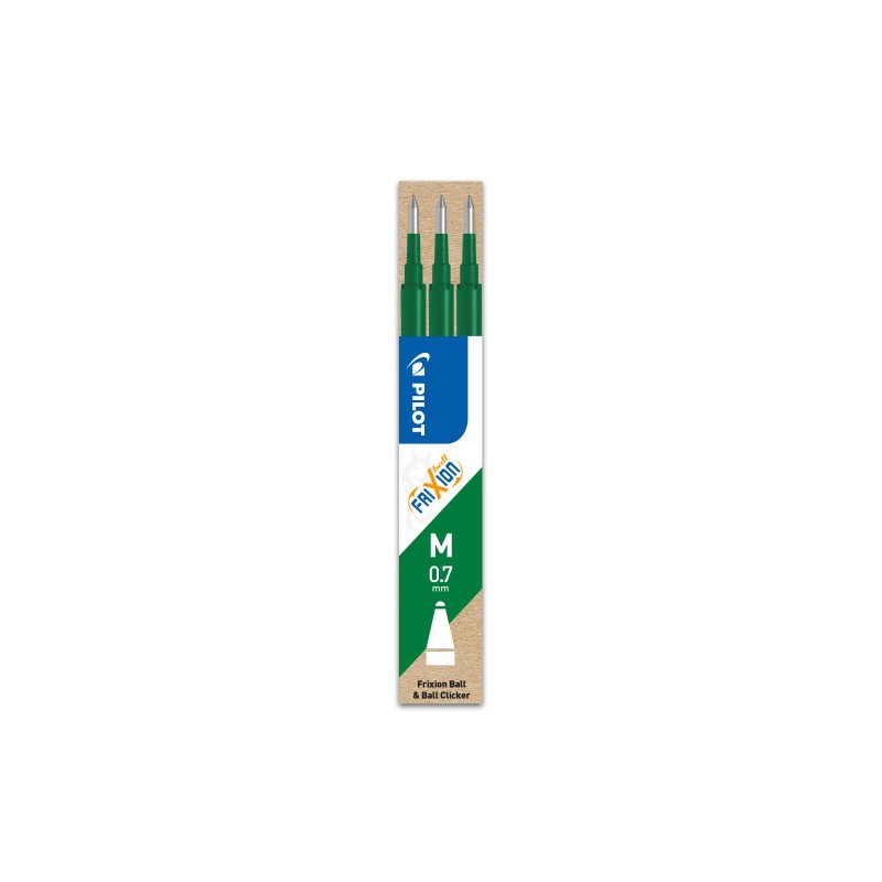6706-PACK 3 RECAMBIOS FRIXION VERDE PILOT BLS- FR7-V-S3 6706-PACK 3 RECAMBIOS FRIXION VERDE PILOT BLS- FR7-V-S3