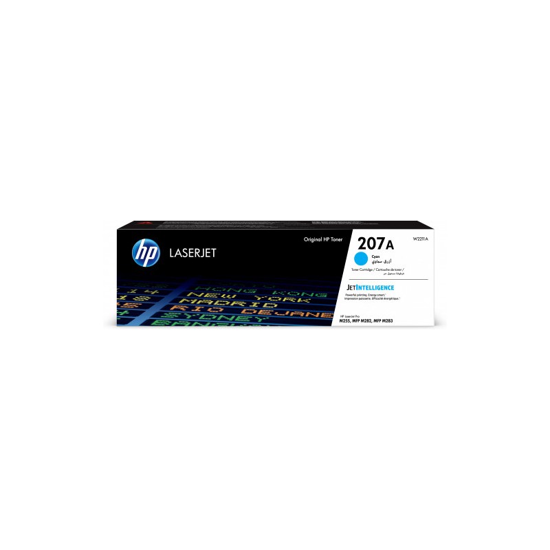 6737-HP TONER 207A CIAN LASERJET M255/M282 (W2211A) 6737-HP TONER 207A CIAN LASERJET M255/M282 (W2211A)