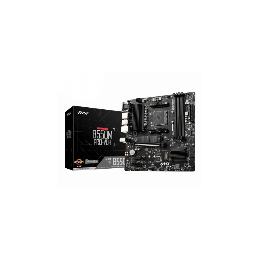 6758-MSI B550M PRO-VDH Zocalo AM4 micro ATX AMD B550 6758-MSI B550M PRO-VDH Zocalo AM4 micro ATX AMD B550