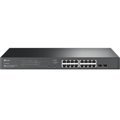 TP Link TL SG2218P switch L2 L2 Gigabit Ethernet 10 100 1000 Energia sobre Ethernet PoE 1U Negro