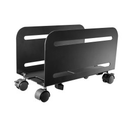 6867-Ewent EW1291 soporte de CPU Carro para equipo informatico Negro